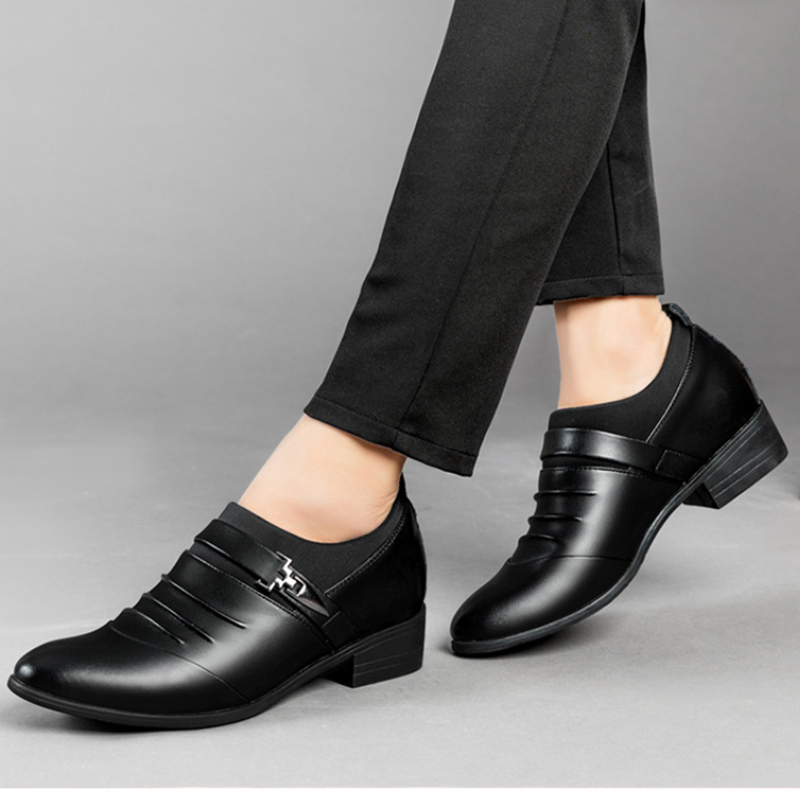 Men'S Grooming Oxford - Sivri Burunlu Vintage Gradyan Deri Kanat