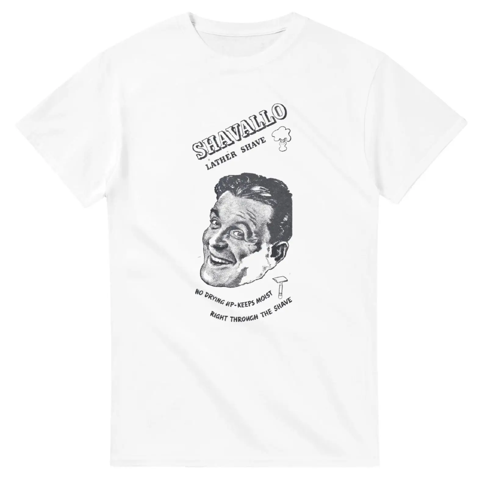 Men'S Grooming Cream - Vintage 1940 Shavallo Tıraş Kremi Tişörtü