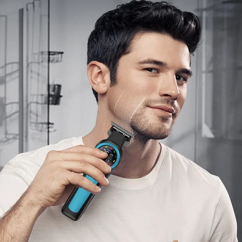 Men'S Grooming Barbershop - Profesyonel Elektrikli Saç Kesme Makinesi Berber