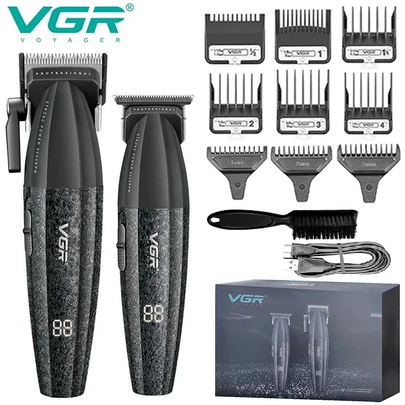 Men'S Grooming Scissors - VGR Profesyonel Combo Saç Düzeltici Berber