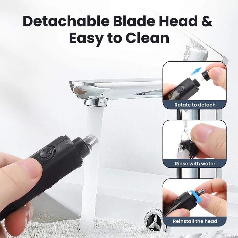 Şarj Edilebilir Burun Kılı Düz - Men'S Grooming Hair Removal incelemesi ve fiyatı