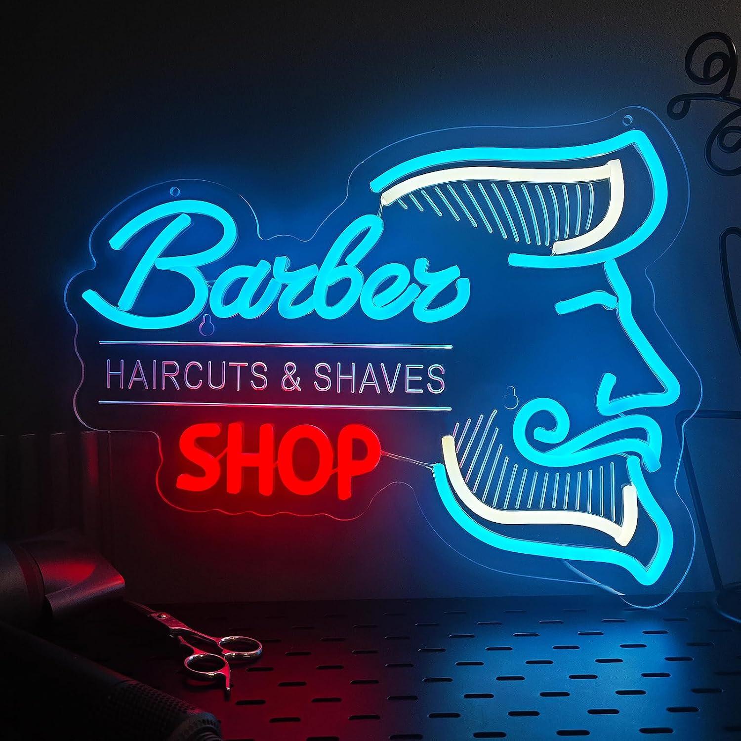 Berber Dükkanı Neon Tabelası,  - Men'S Grooming Barbershop incelemesi ve fiyatı