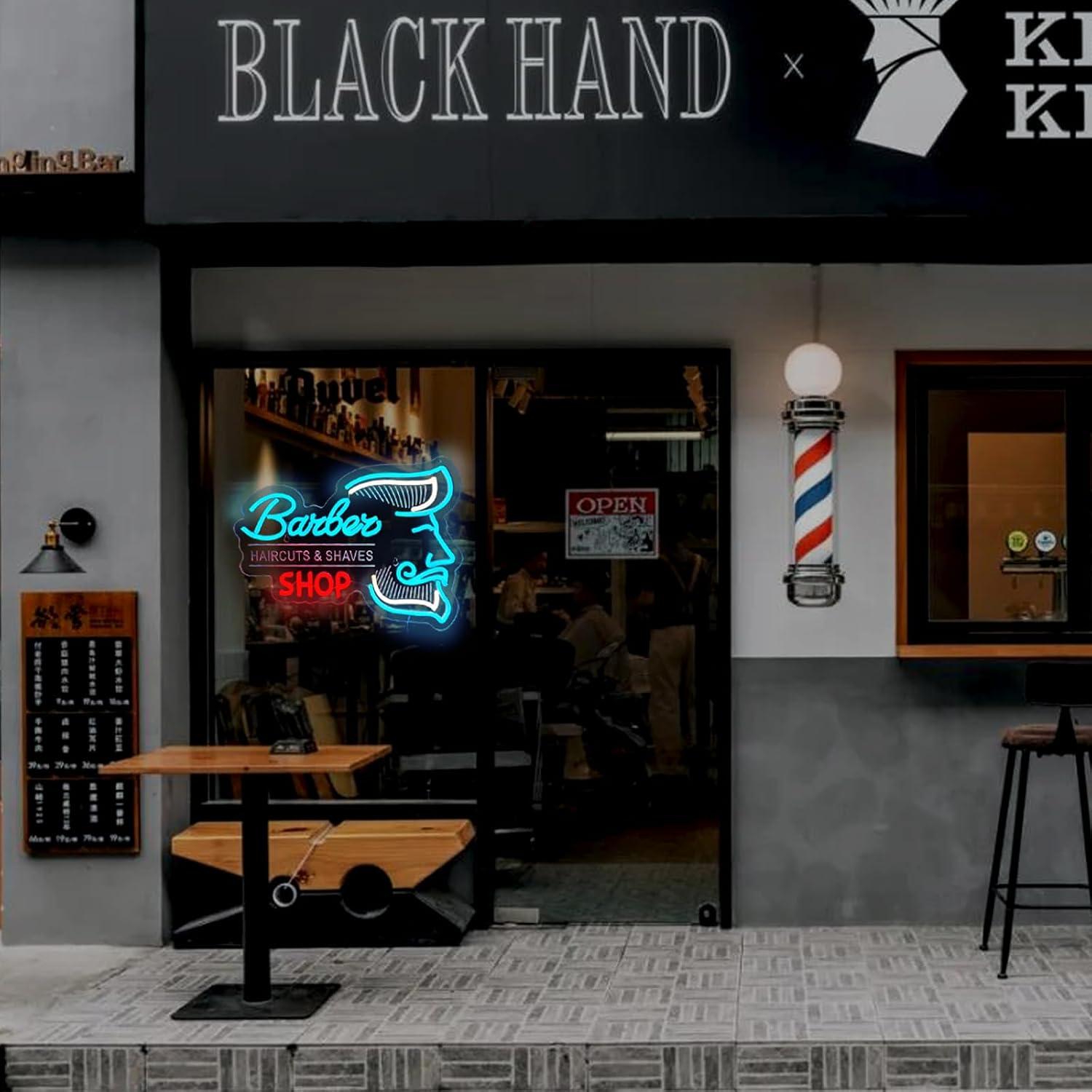 Berber Dükkanı Neon Tabelası,  - Men'S Grooming Barbershop incelemesi ve fiyatı