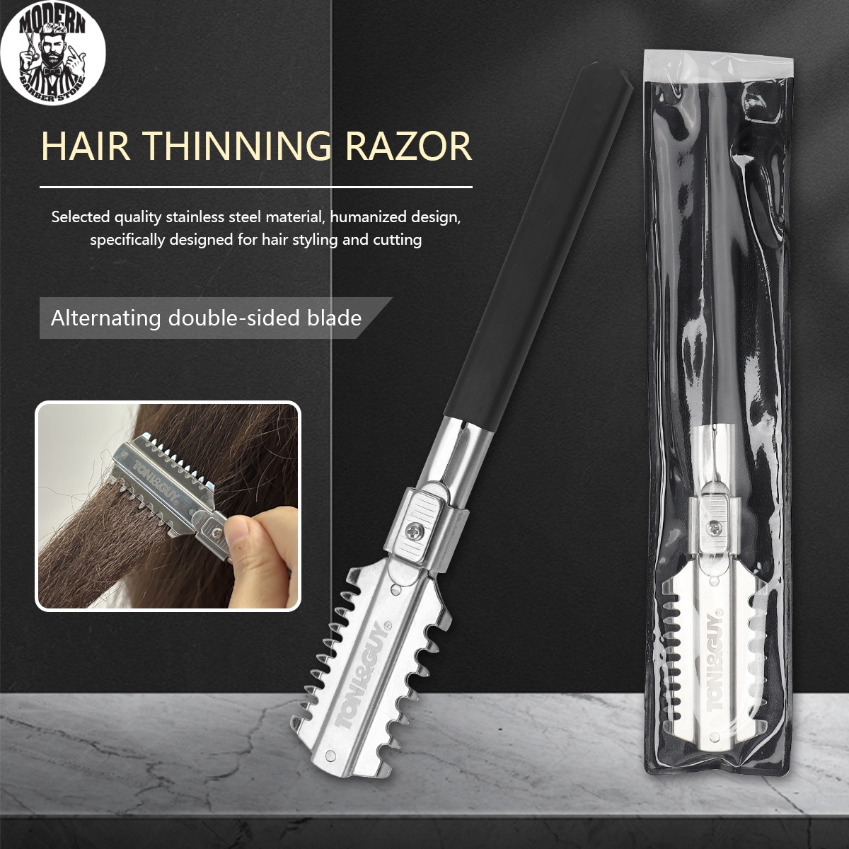 Salon Çift Taraflı Tıraş Saç K - Men'S Grooming Scissors incelemesi ve fiyatı